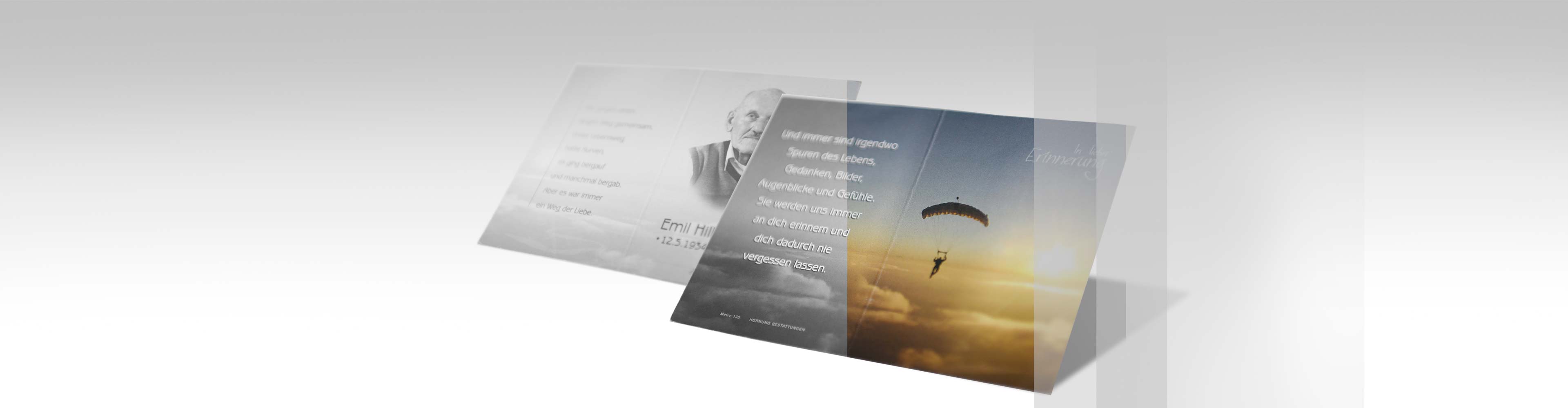 Trauer Druck Karten Vorlagen